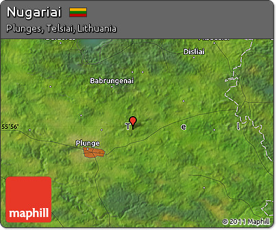 Satellite Map of Nugariai