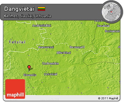 Physical 3D Map of Dangvietai