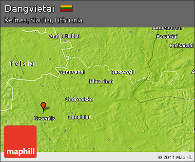 Physical 3D Map of Dangvietai