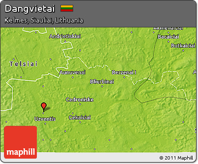 Physical 3D Map of Dangvietai