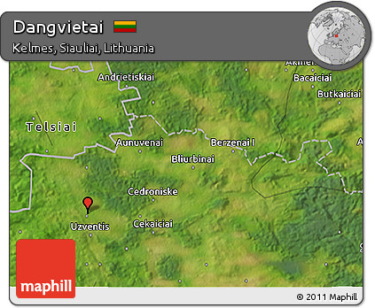 Satellite 3D Map of Dangvietai