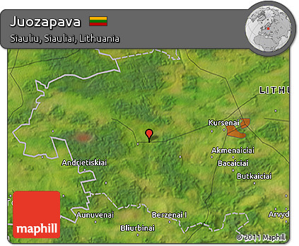 Satellite 3D Map of Juozapava
