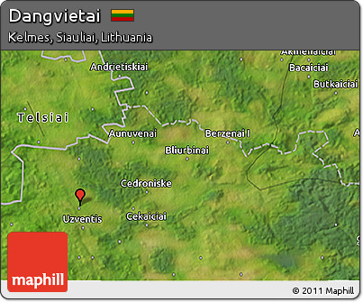 Satellite 3D Map of Dangvietai