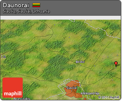 Satellite 3D Map of Daunorai