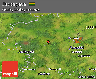 Satellite 3D Map of Juozapava