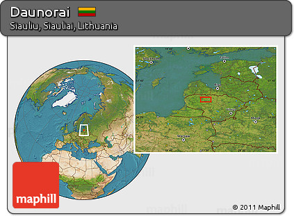 Satellite Location Map of Daunorai
