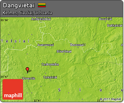 Physical Map of Dangvietai