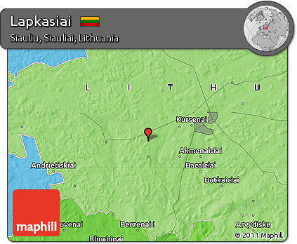 Political Map of Lapkasiai