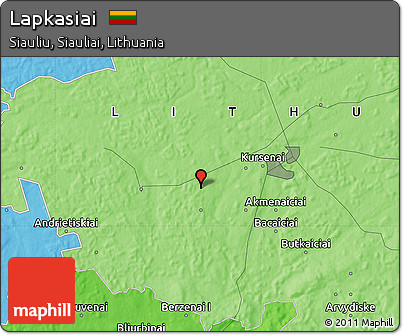 Political Map of Lapkasiai