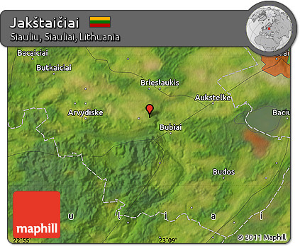 Satellite Map of Jakštaičiai