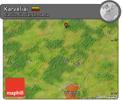 Satellite Map of Karveliai