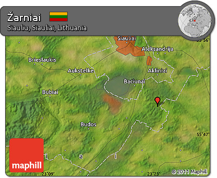 Satellite Map of Žarniai