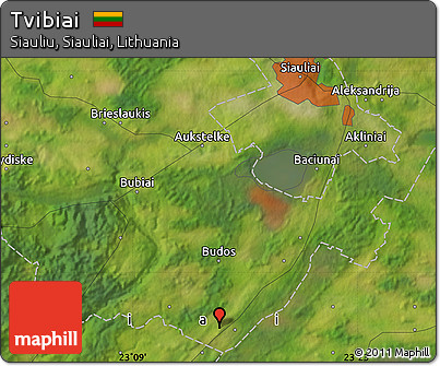 Satellite Map of Tvibiai