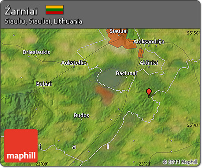 Satellite Map of Žarniai