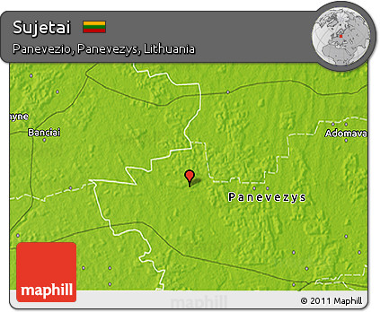 Physical 3D Map of Sujetai