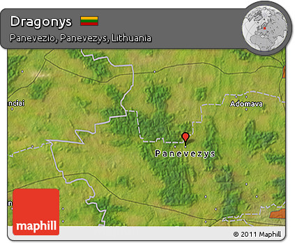Satellite 3D Map of Dragonys