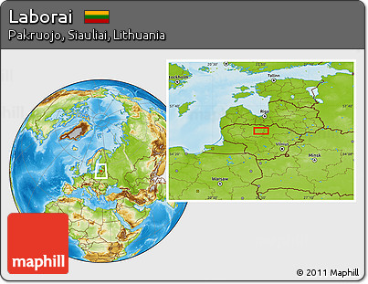 Physical Location Map of Laborai