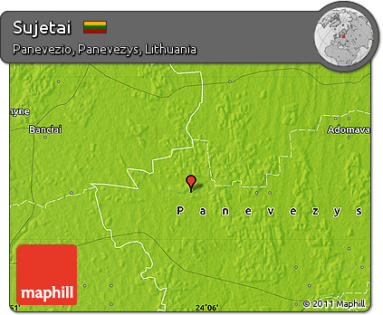 Physical Map of Sujetai