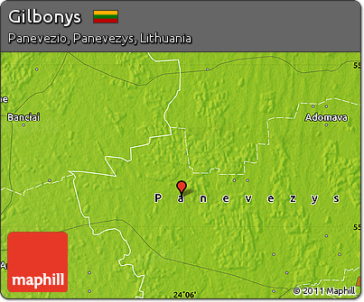 Physical Map of Gilbonys