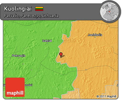 Political Map of Kuolingiai