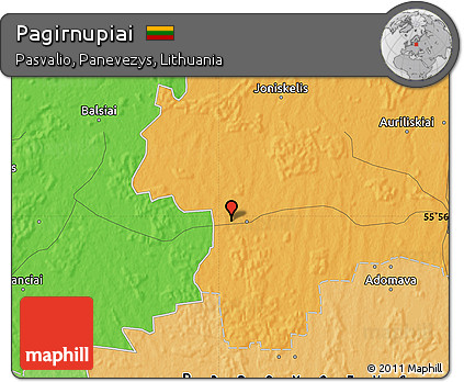Political Map of Pagirnupiai