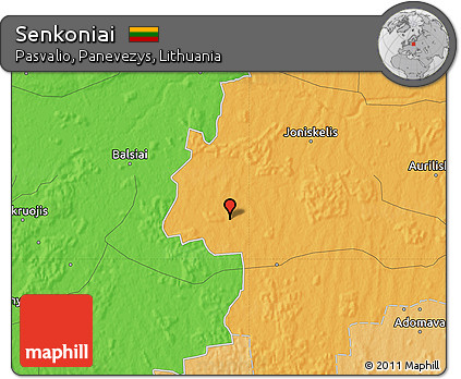 Political Map of Senkoniai