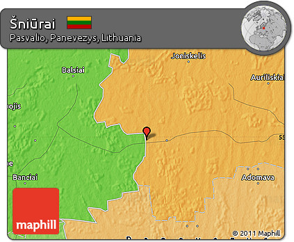 Political Map of Šniūrai