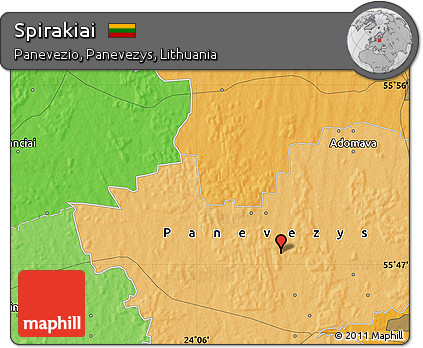Political Map of Spirakiai