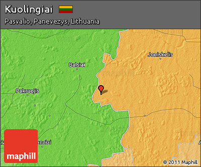 Political Map of Kuolingiai