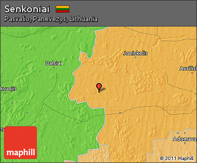 Political Map of Senkoniai