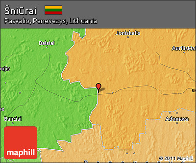 Political Map of Šniūrai