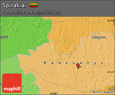 Political Map of Spirakiai