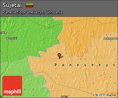 Political Map of Sujetai