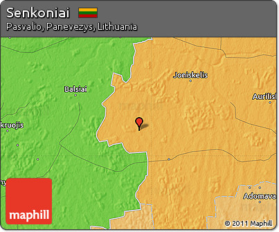 Political Map of Senkoniai