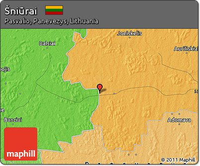 Political Map of Šniūrai