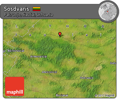 Satellite Map of Sosdvaris