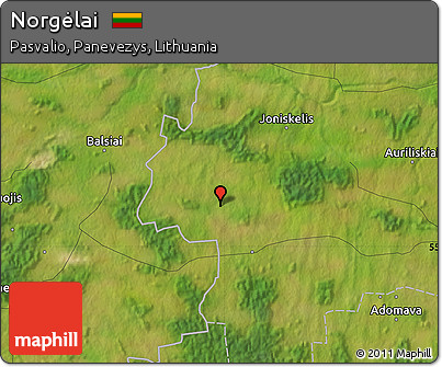 Satellite Map of Norgėlai