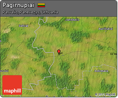 Satellite Map of Pagirnupiai