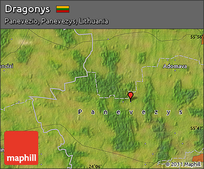 Satellite Map of Dragonys
