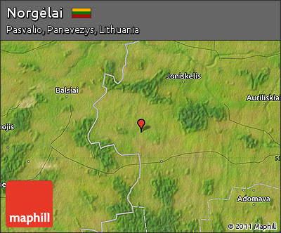 Satellite Map of Norgėlai
