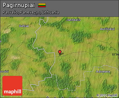 Satellite Map of Pagirnupiai
