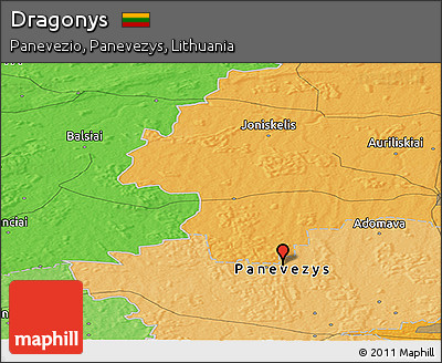 Political Panoramic Map of Dragonys