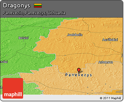 Political Panoramic Map of Dragonys