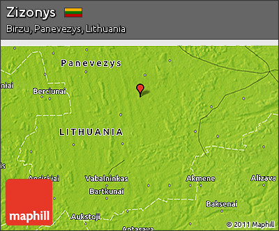 Physical 3D Map of Zizonys