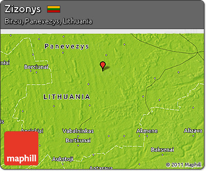 Physical 3D Map of Zizonys