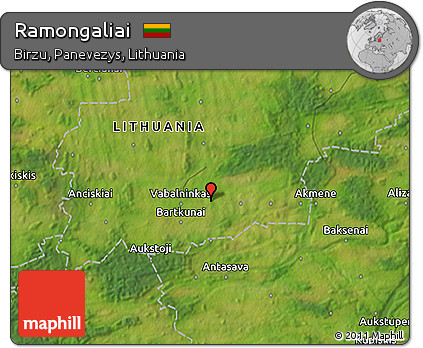 Satellite 3D Map of Ramongaliai