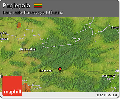 Satellite 3D Map of Pagiegala
