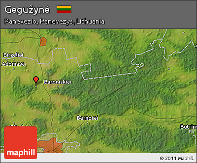 Satellite 3D Map of Gegužynė