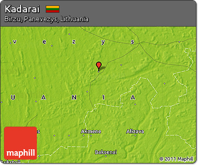 Physical Map of Kadarai