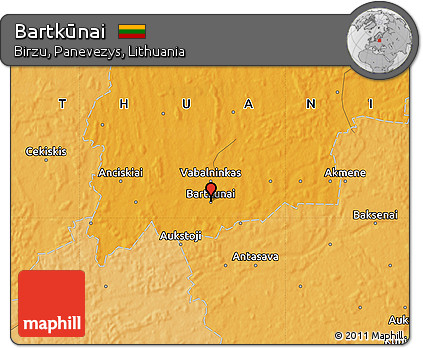 Political Map of Bartkūnai
